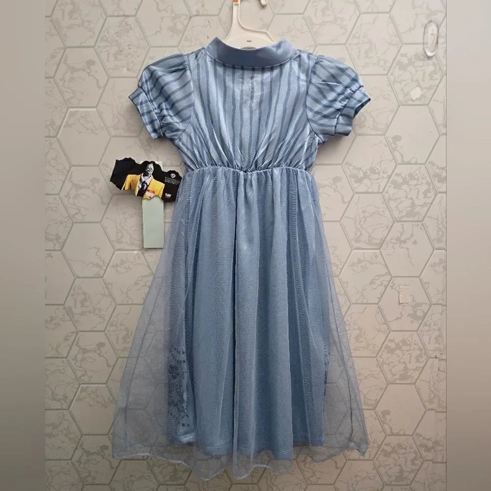 BeetleJuice Astrid Girl's Character Costume Satinet and Tulle Nightgown, Gown